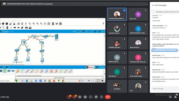 Webinar sempena National Training Week - Packet Tracer : ACL Best Practice