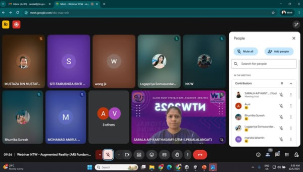 Webinar: Augmented Reality (AR) Fundamentals with Unity for Beginners, Sempena National Training Week 2025
